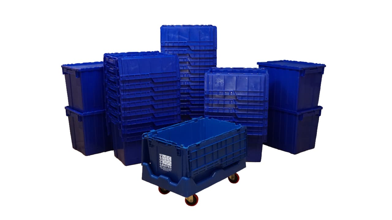Moving Crates Hire  Plastic Boxes For Moving Books
